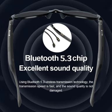 LENOVO C8-Lite Bluetooth Aurinkolasit Headset Langattomat kuulokkeet