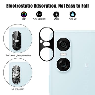 Sony Xperia 10 VI Kameran Linssikalvo Karkaistu Lasi Ultra Kirkas Linssinsuoja