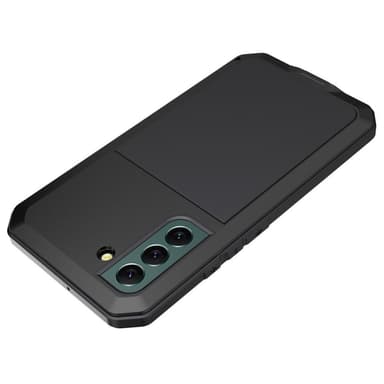 Samsung Galaxy S22 silikonimetallihybridipuhelinkotelo karkaistu lasi pölyä estävä