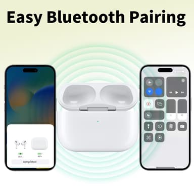 D03 AirPods Pro 2 Korvaava Latauskotelo Sisäänrakennettu 680mAh Akulla