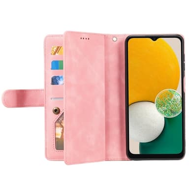 Samsung Galaxy S25+ 5G Kuori Vetoketjutaskulla ja 9 Korttipaikalla