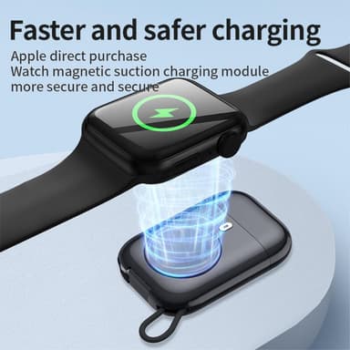Langaton laturi Powerbank Apple Watch Series 7/6/5/4/3/2/1