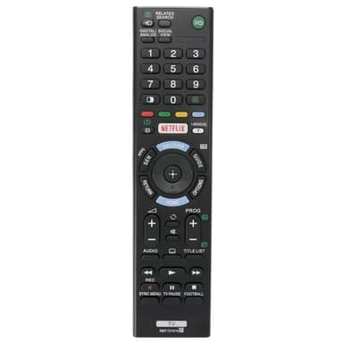 Kaukosäätimen vaihto RMT-TX101A:lle Sony TV:lle