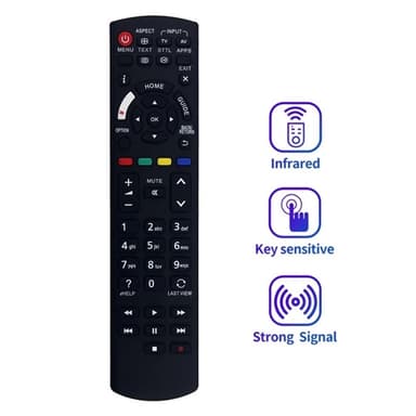 Kaukosäätimen korvaava N2QAYB001109 Panasonic TV:lle