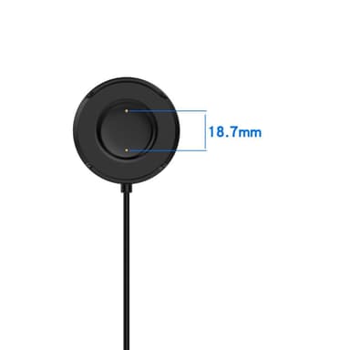 WA2156A Vivo WATCH 2 USB-latauskaapelin teline - musta