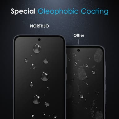 NORTHJO Samsung Galaxy A36 A56 Privacy Näytönsuoja Karkaistu Lasi Anti-Spy