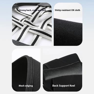 Oikea asento Selkäasennon korjaustuet miehille, naisille - XL
