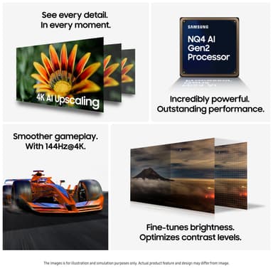 Samsung 85” QN77F 4K MiniLED älytelevisio (2025)