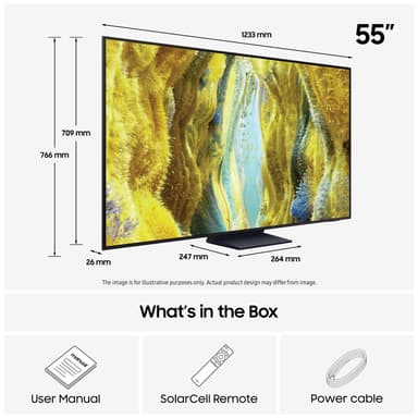 Samsung 55” QN77F 4K MiniLED älytelevisio (2025)