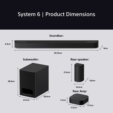 Sony Bravia Theatre System 6 kotiteatterijärjestelmä