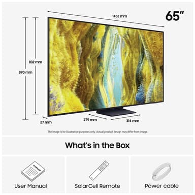 Samsung 65” QN77F 4K MiniLED älytelevisio (2025)
