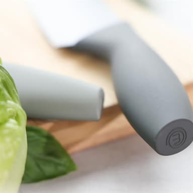Masterchef veitsisarja, jossa 5 veistä veitsilohkossa - harmaa - Tunnettu MasterChef Suomesta