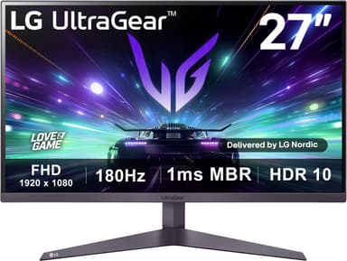 LG UltraGear 27GS50F 27" pelinäyttö