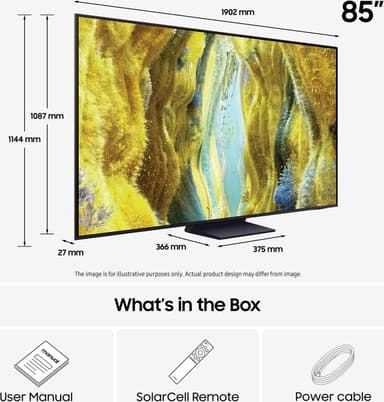 Samsung 85” QN77F 4K MiniLED älytelevisio (2025)