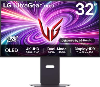LG UltraGear 32GS95UV 32" pelinäyttö