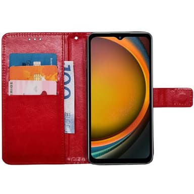 Lompakkokotelo 3-kortti Samsung Galaxy Xcover 7 Pro - Punainen