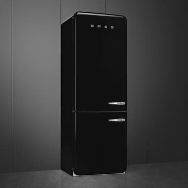 Smeg 50's Style Jääkaappipakastimet FAB38LBL6 (Musta)