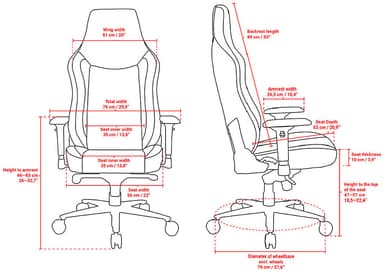 Arozzi Vernazza XL SoftPU pelituoli (musta)