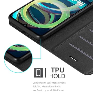 Xiaomi RedMi A3 / A3X Suojakuori Lompakkokotelo (Musta)