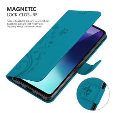 Xiaomi RedMi 14C Suojakuori Lompakkokotelo Kukka