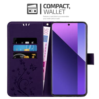 Xiaomi RedMi Note 13 Pro Plus Suojakuori Lompakkokotelo