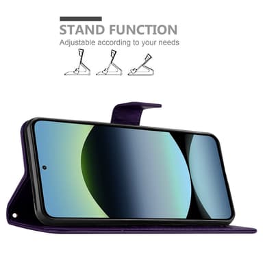 Xiaomi RedMi Note 14 5G Suojakuori Lompakkokotelo Kukka