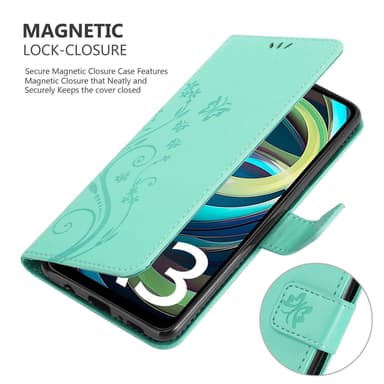 Xiaomi RedMi A3 / A3X Suojakuori Lompakkokotelo Kukka
