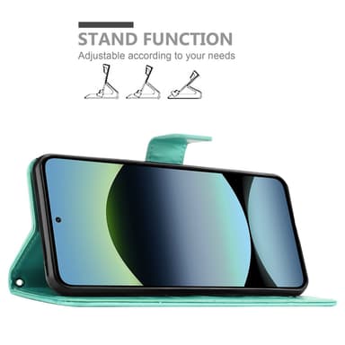 Xiaomi RedMi Note 14 5G Suojakuori Lompakkokotelo Kukka