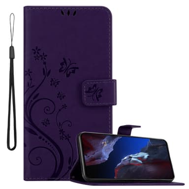 Xiaomi Poco F5 Pro Suojakuori Lompakkokotelo Kukka