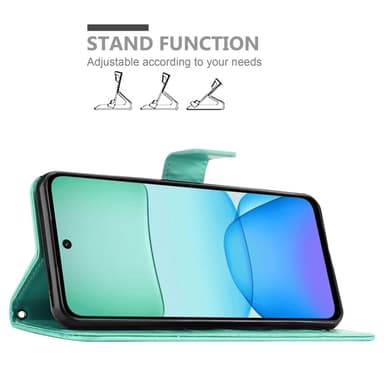 Xiaomi RedMi 13 4G Suojakuori Lompakkokotelo Kukka