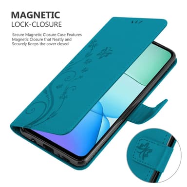 Xiaomi RedMi 13 4G Suojakuori Lompakkokotelo Kukka
