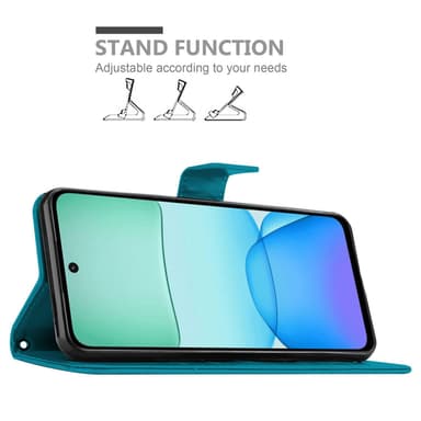 Xiaomi RedMi 13 4G Suojakuori Lompakkokotelo Kukka