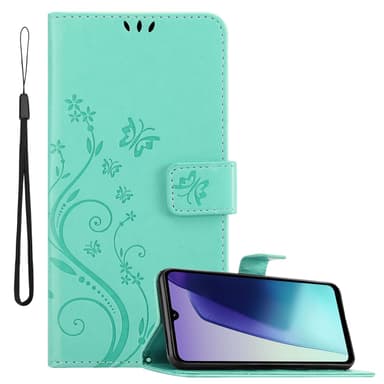 Xiaomi RedMi 14C Suojakuori Lompakkokotelo Kukka