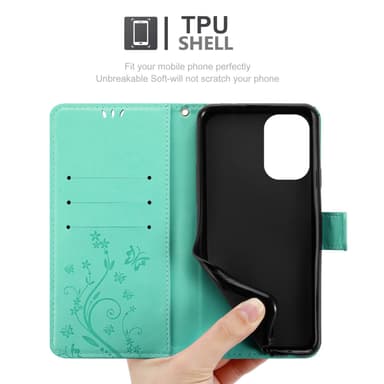 Xiaomi Poco F5 Suojakuori Lompakkokotelo Kukka