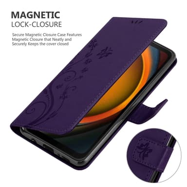 Samsung XCover 7 Suojakuori Lompakkokotelo Kukka