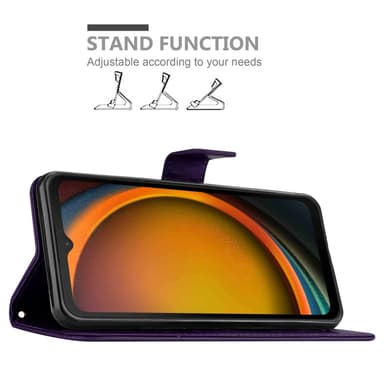 Samsung XCover 7 Suojakuori Lompakkokotelo Kukka