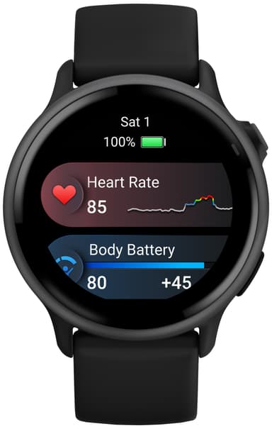 Garmin Vivoactive 6 älykello 42 mm (musta/liuskekivi)