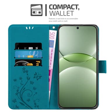 Huawei Nova 13 Suojakuori Lompakkokotelo Kukka
