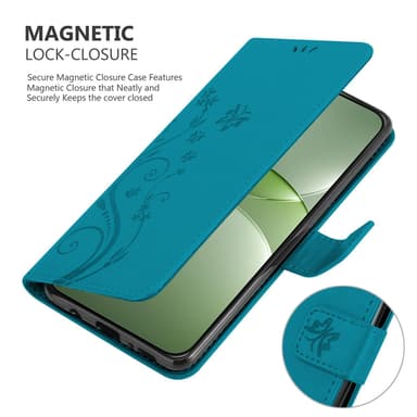 Huawei Nova 13 Suojakuori Lompakkokotelo Kukka