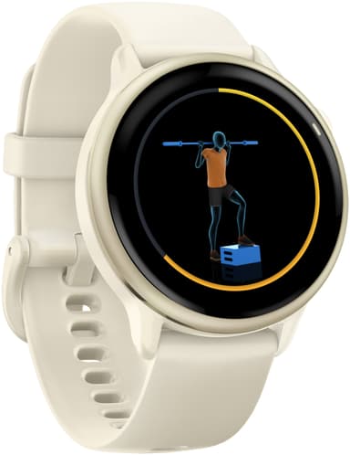 Garmin Vivoactive 6 älykello 42 mm (Bone/Lunar Gold)