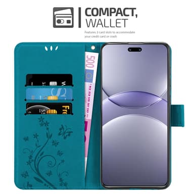 Huawei Nova 13 Pro Suojakuori Lompakkokotelo Kukka