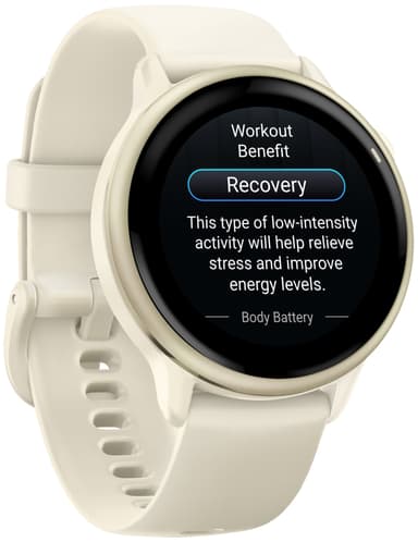 Garmin Vivoactive 6 älykello 42 mm (Bone/Lunar Gold)