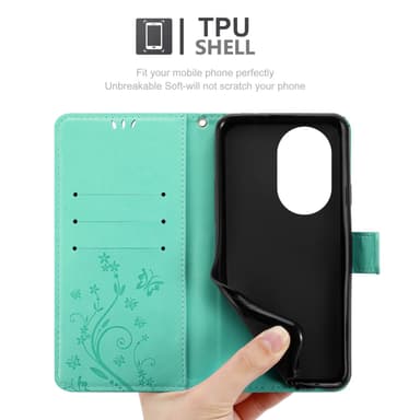Huawei Nova 13 Pro Suojakuori Lompakkokotelo Kukka