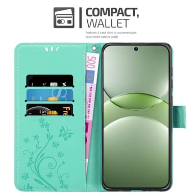 Huawei Nova 13 Suojakuori Lompakkokotelo Kukka