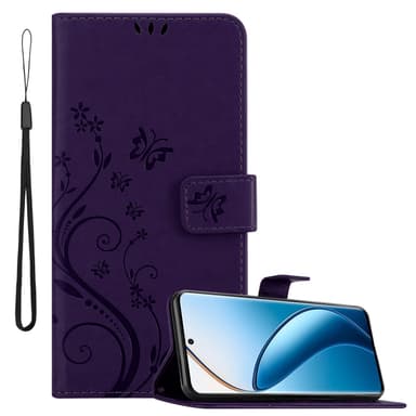 Realme 12 Pro Suojakuori Lompakkokotelo Kukka