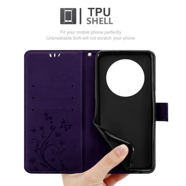 Realme 12 Pro Suojakuori Lompakkokotelo Kukka