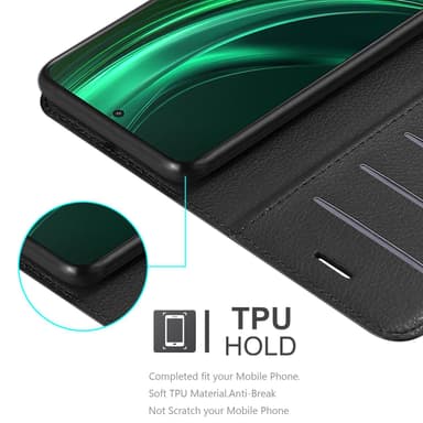 Realme 13 Suojakuori Lompakkokotelo (Musta)