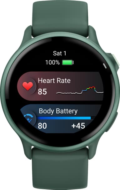 Garmin Vivoactive 6 älykello 42 mm (Jaspiksenvihreä)
