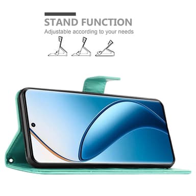 Realme 12 Pro Suojakuori Lompakkokotelo Kukka