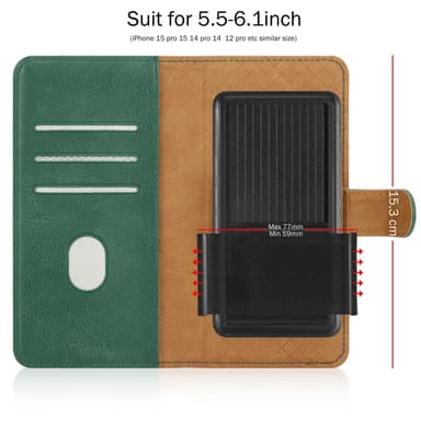 iPhone 16e Suojakuori Lompakkokotelo Case Cover